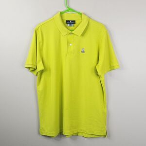 Psycho Bunny Butter Yellow Short Sleeve Pima Cotton Polo Shirt Size 6